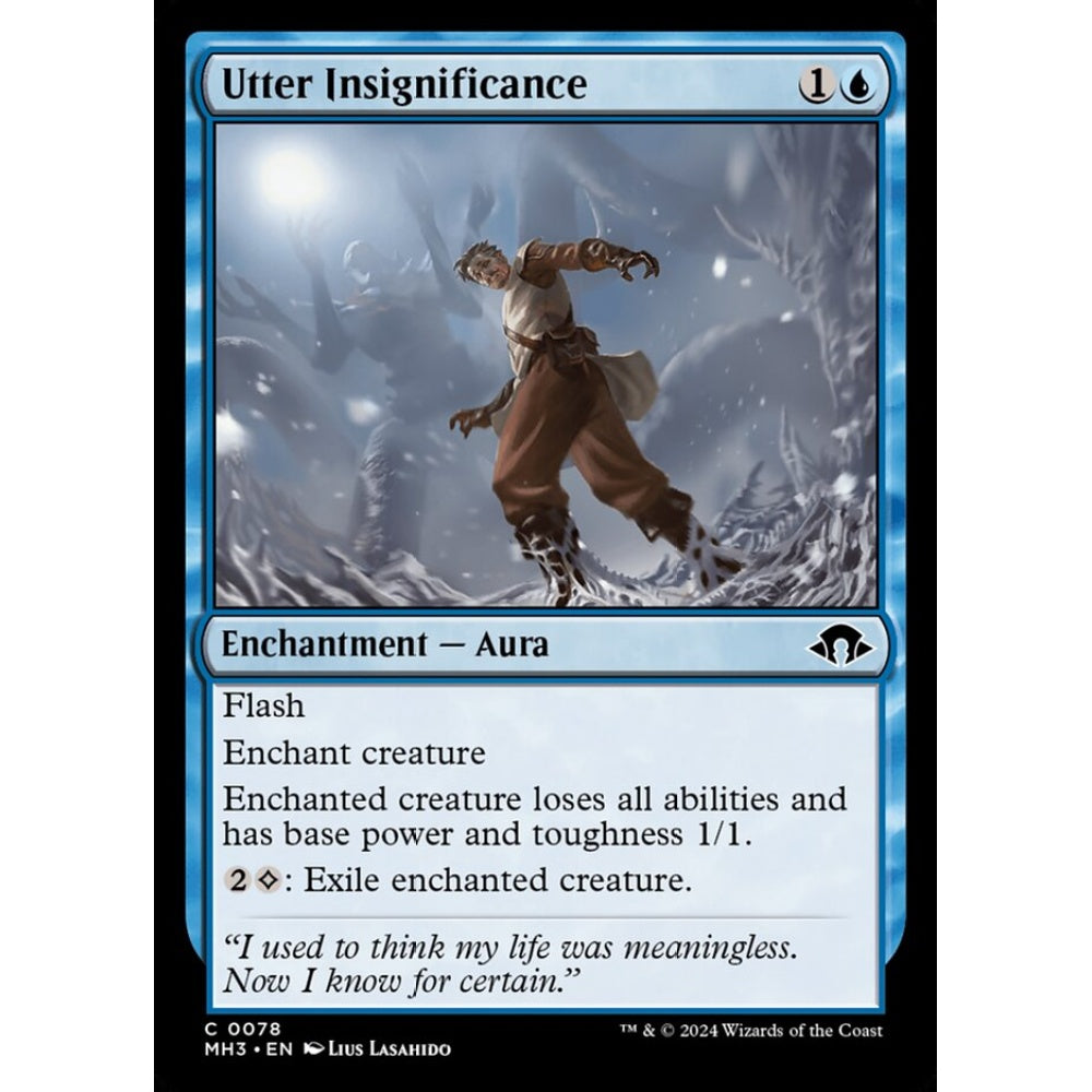 Utter Insignificance, 78, common, Magic: The Gathering, Modern Horizons 3