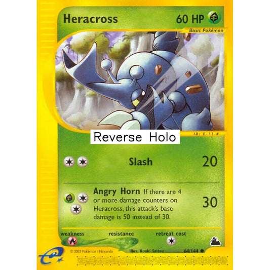 Heracross Common 64/144 Pokemon Card Game Skyridge