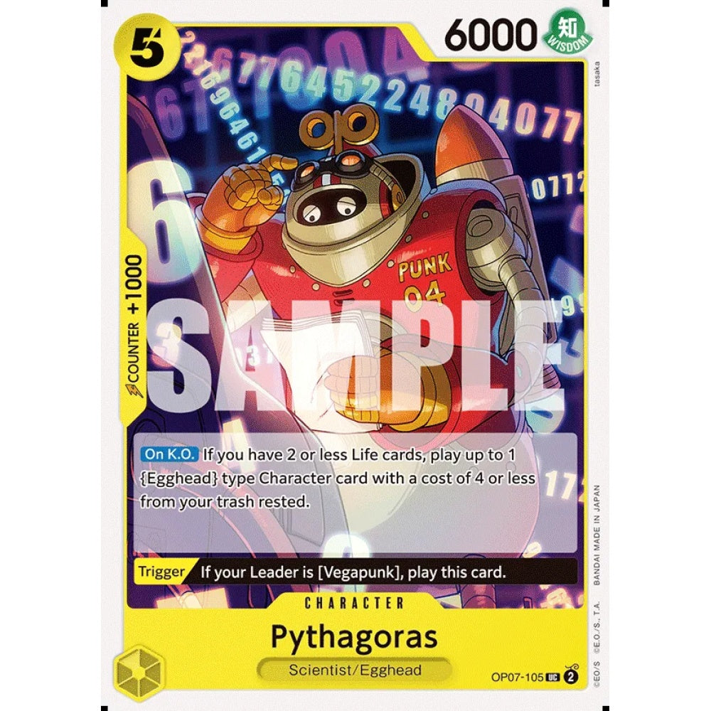 Pythagoras, OP07-105, Uncommon, One Piece, 500 Years in the Future