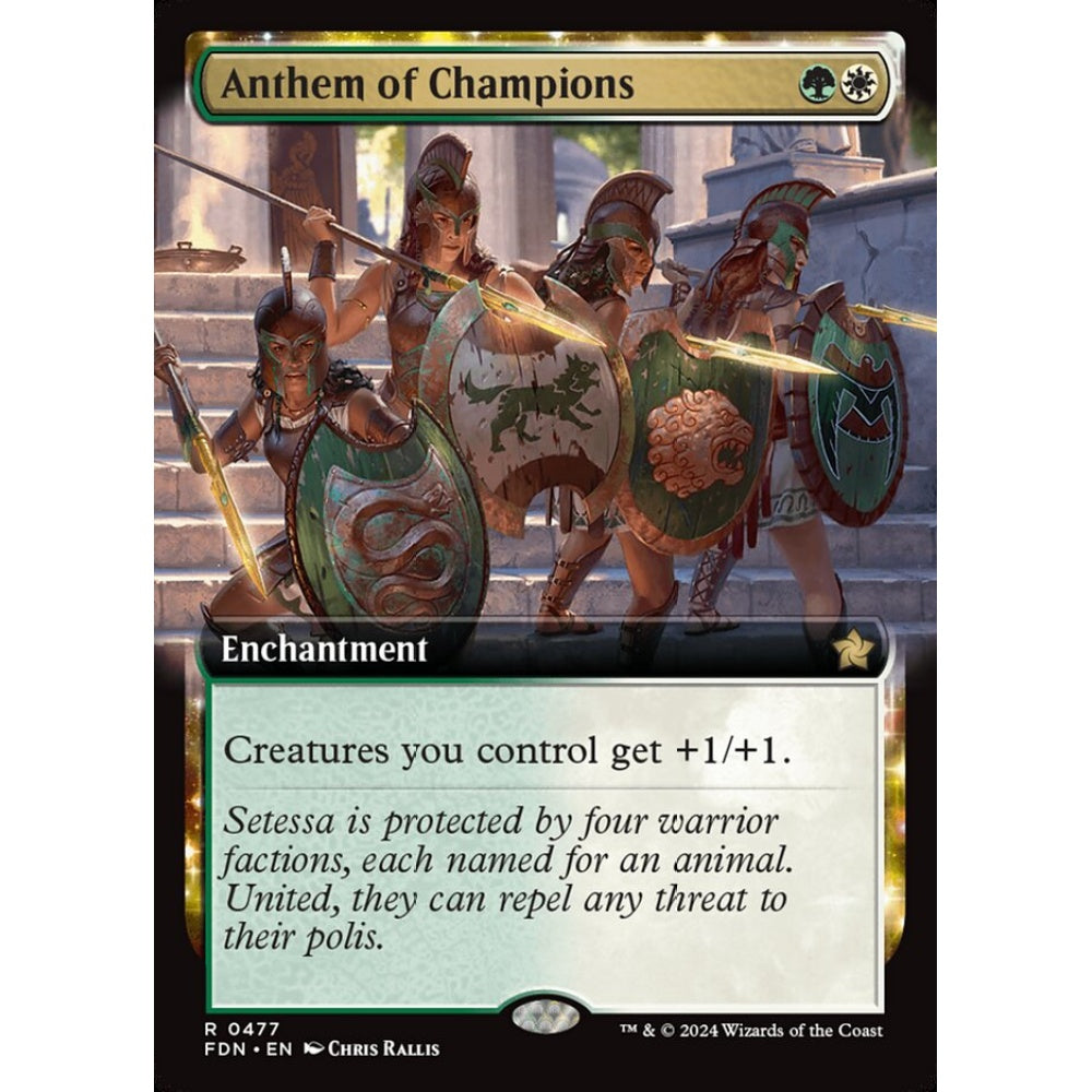 Anthem of Champions, 477, rare, Magic: The Gathering, Foundations