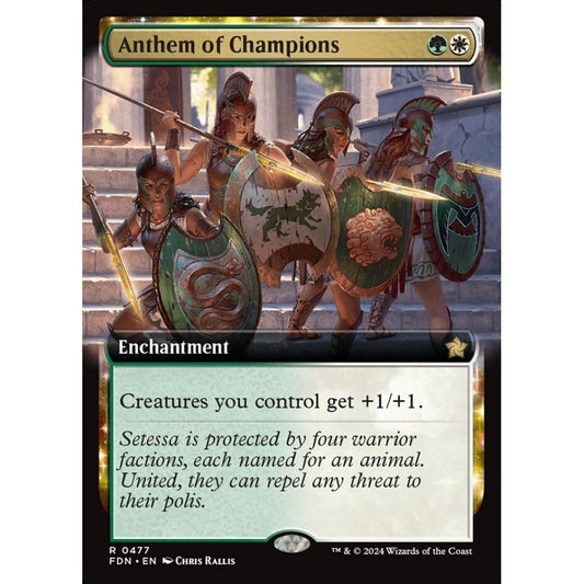 Anthem of Champions, 477, rare, Magic: The Gathering, Foundations