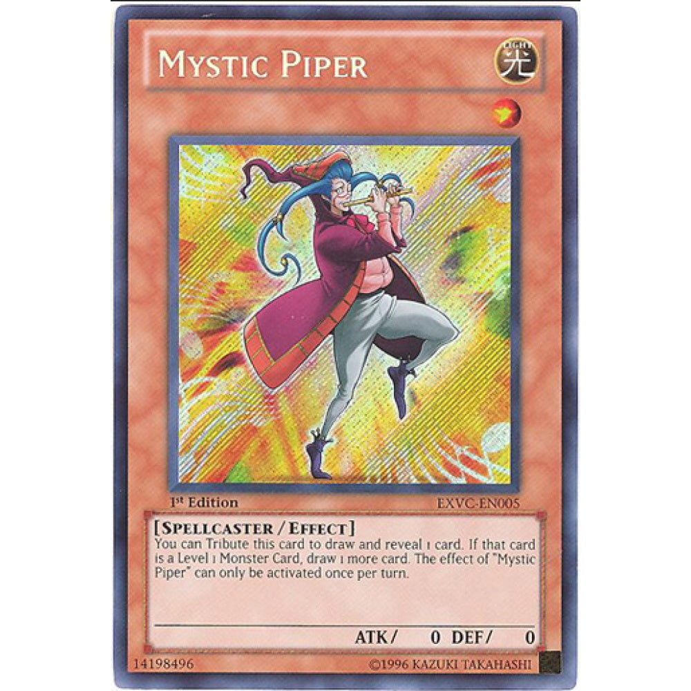 Mystic Piper RA04-EN005 Platinum Platinum Secret Rare Yu-Gi-Oh Quarter Century Stampede