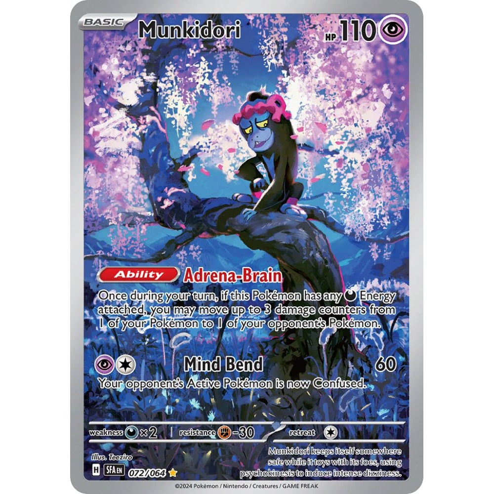 Munkidori Illustration Rare 072/064 Pokemon Card Game Shrouded Fable
