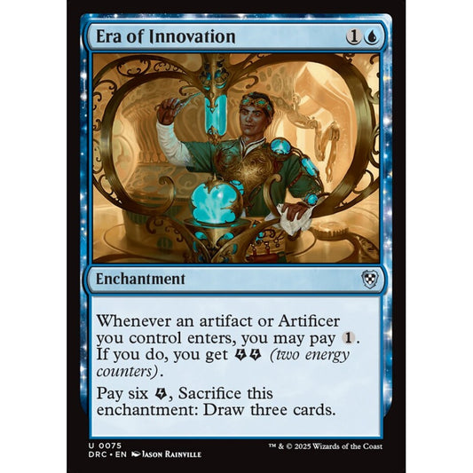 Era of Innovation, 75, uncommon, Magic: The Gathering, Aetherdrift Commander