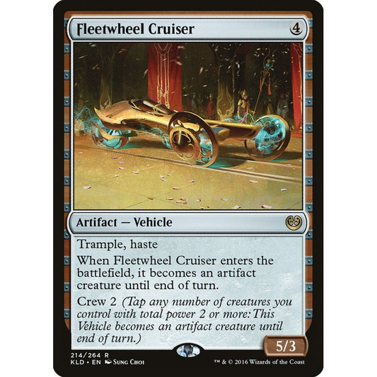 Fleetwheel Cruiser rare 214 Magic the Gathering Kaladesh