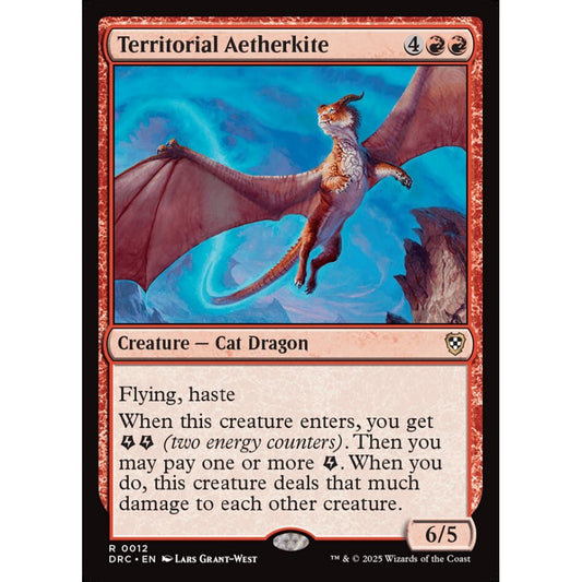Territorial Aetherkite, 12, rare, Magic: The Gathering, Aetherdrift Commander