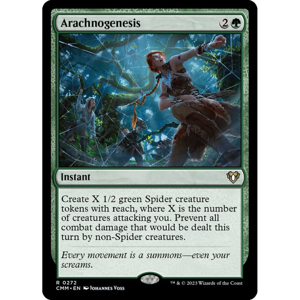 Arachnogenesis rare 272 Magic the Gathering Commander Masters