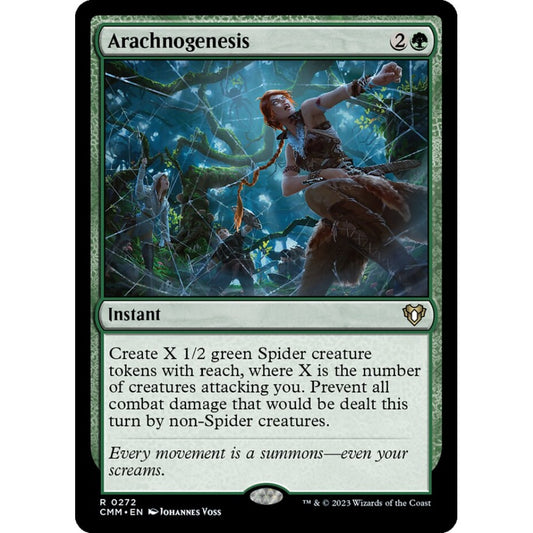 Arachnogenesis rare 272 Magic the Gathering Commander Masters