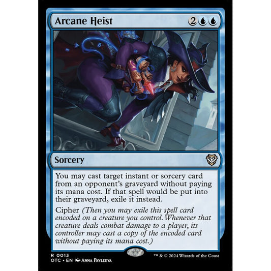 Arcane Heist, 13, rare, Magic: The Gathering, Outlaws of Thunder Junction