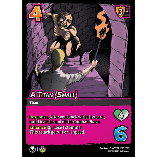A Titan (Small), 295/297, C, UniVersus, Attack on Titan: Battle for Humanity