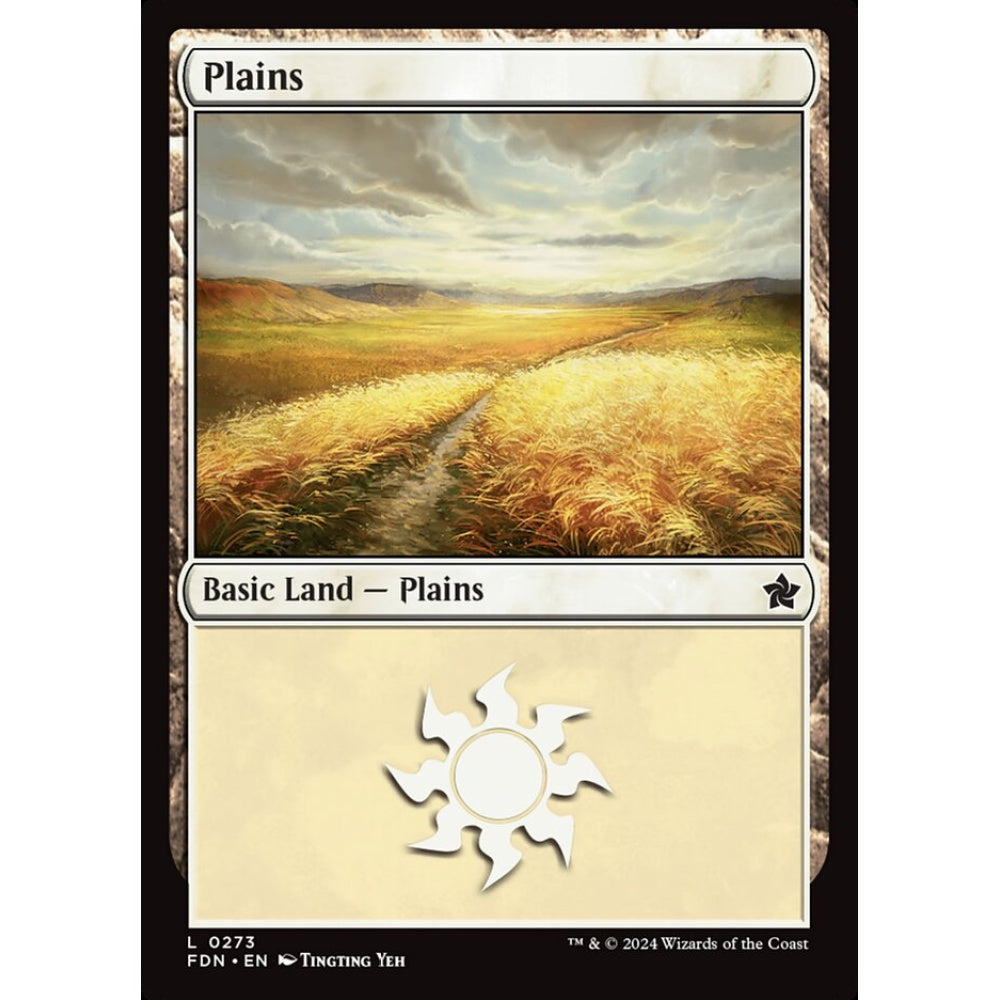Plains, 273, common, Magic: The Gathering, Foundations