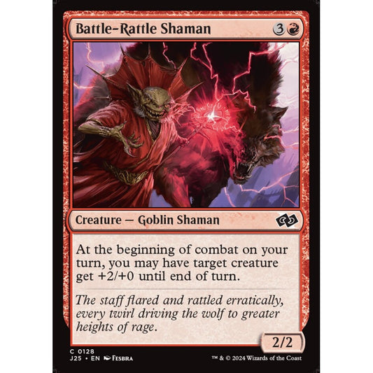 Battle-Rattle Shaman, 128, common, Magic: The Gathering, Foundations Jumpstart