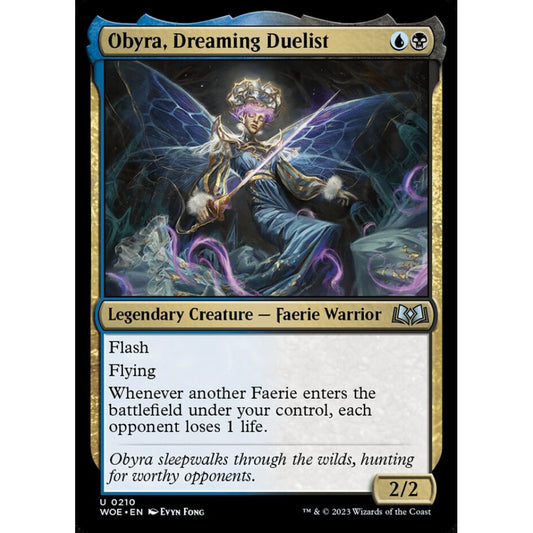 Obyra, Dreaming Duelist, uncommon, 210, Magic the Gathering, Wilds of Eldraine