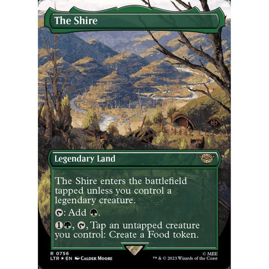 The Shire, rare, 756, Magic the Gathering, The Lord of the Rings: Tales of Middle-earth