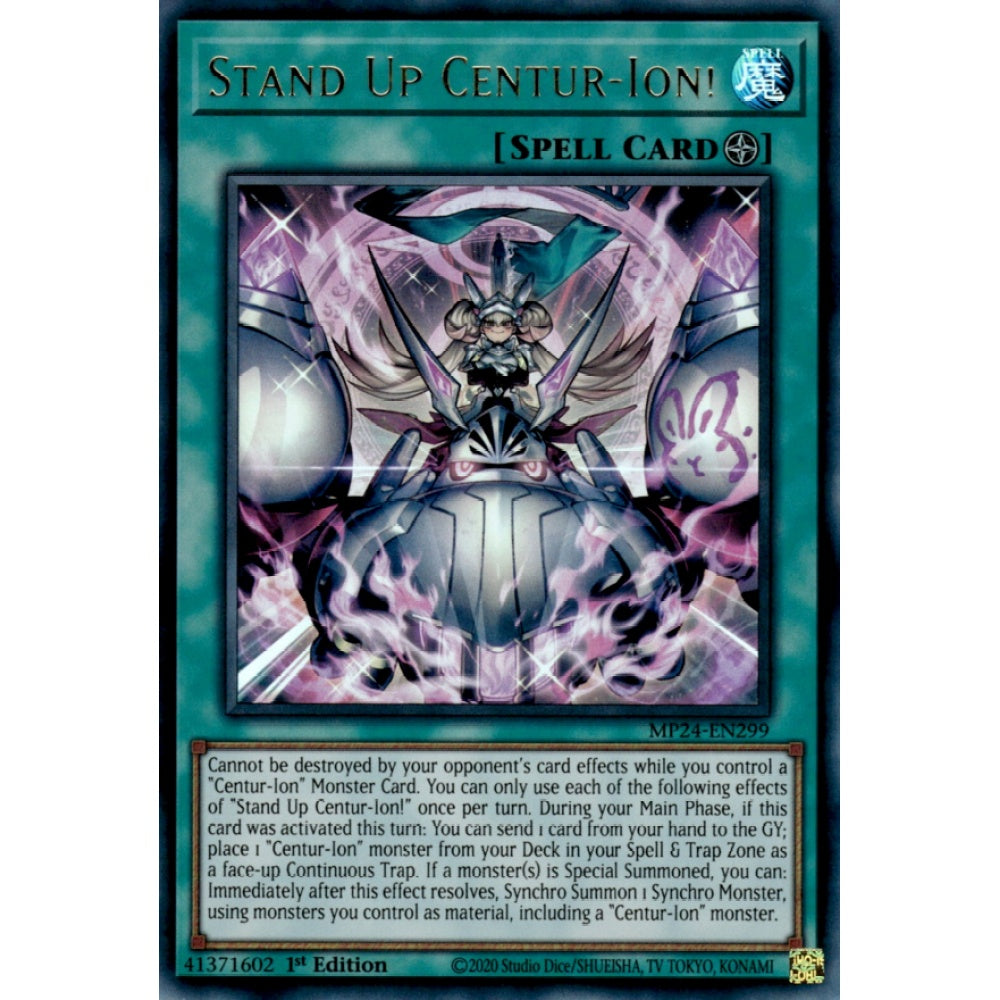 Stand Up Centur-Ion! MP24-EN299 Ultra Ultra Rare Yu-Gi-Oh 25th Anniversary Tin: Dueling Mirrors in Art