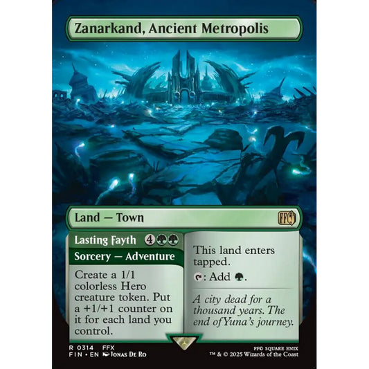 Zanarkand, Ancient Metropolis // Lasting Fayth rare 314 Magic the Gathering Final Fantasy