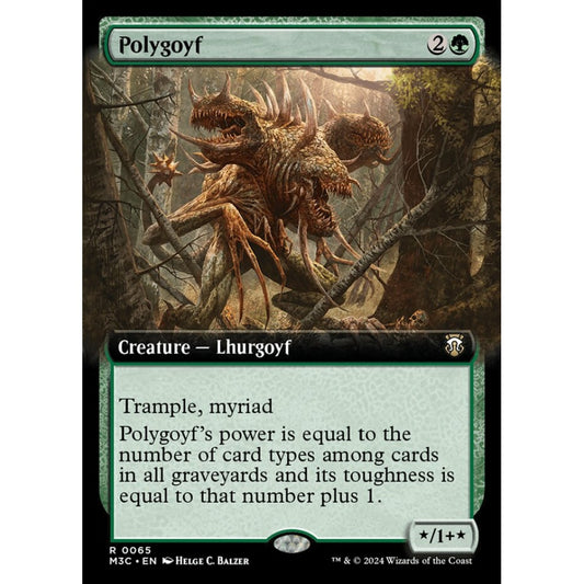 Polygoyf, 65, rare, Magic: The Gathering, Modern Horizons 3