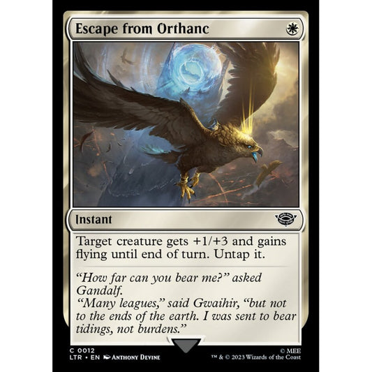Escape from Orthanc, common, 12, Magic the Gathering, The Lord of the Rings: Tales of Middle-earth