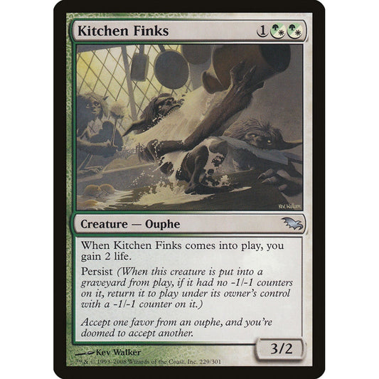 Kitchen Finks uncommon 229 Magic the Gathering Shadowmoor