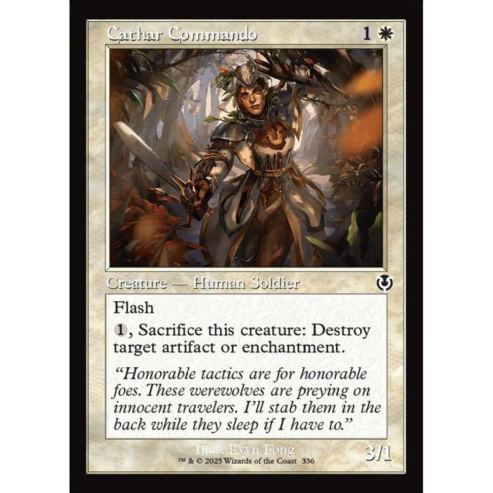 Cathar Commando, 336, common, Magic: The Gathering, Innistrad Remastered