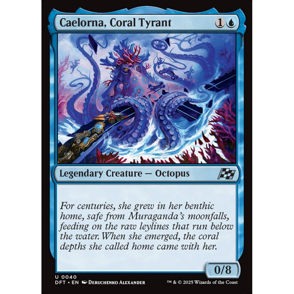 Caelorna, Coral Tyrant, 40, uncommon, Magic: The Gathering, Aetherdrift