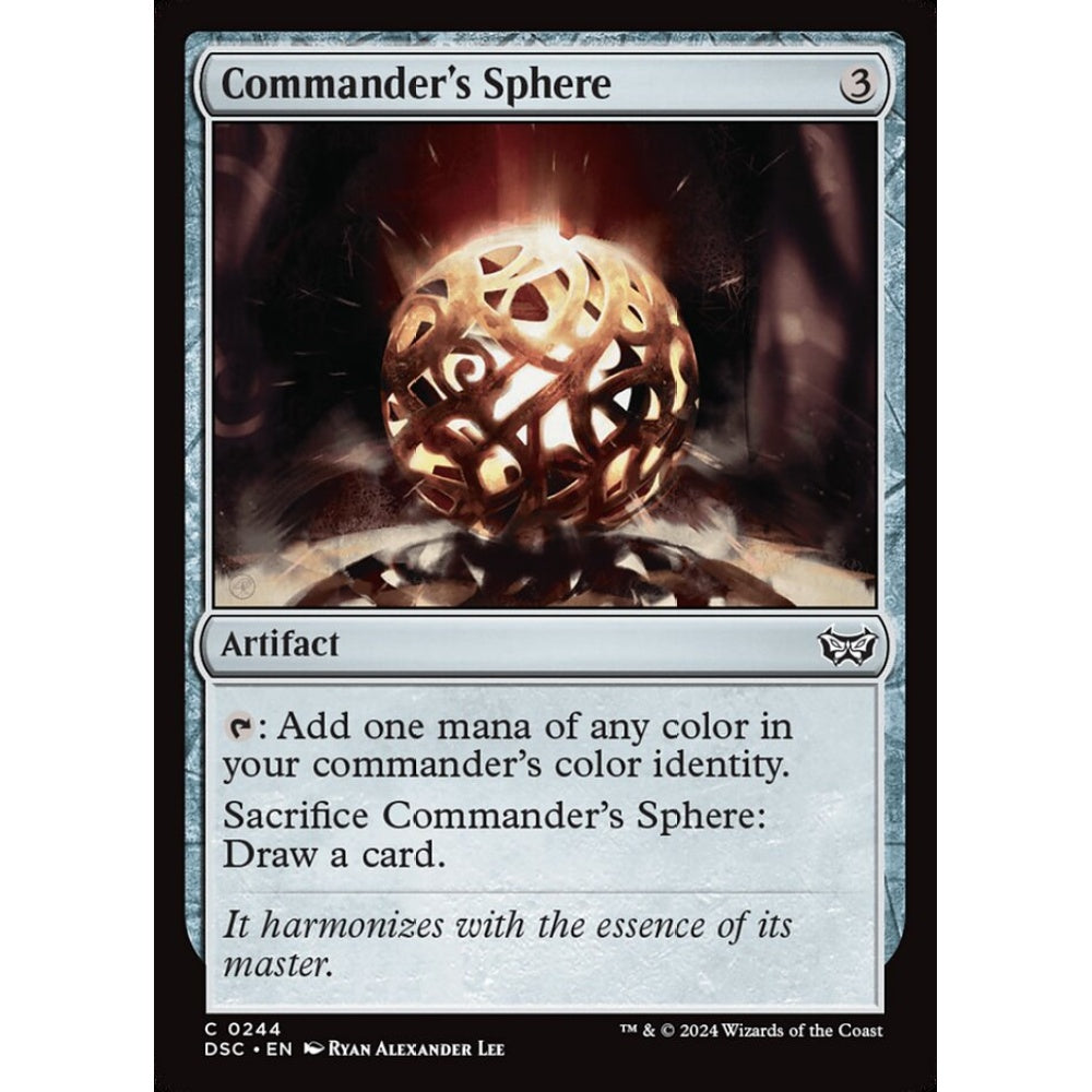 Commander's Sphere, 244, common, Magic: The Gathering, Duskmourn: House of Horror
