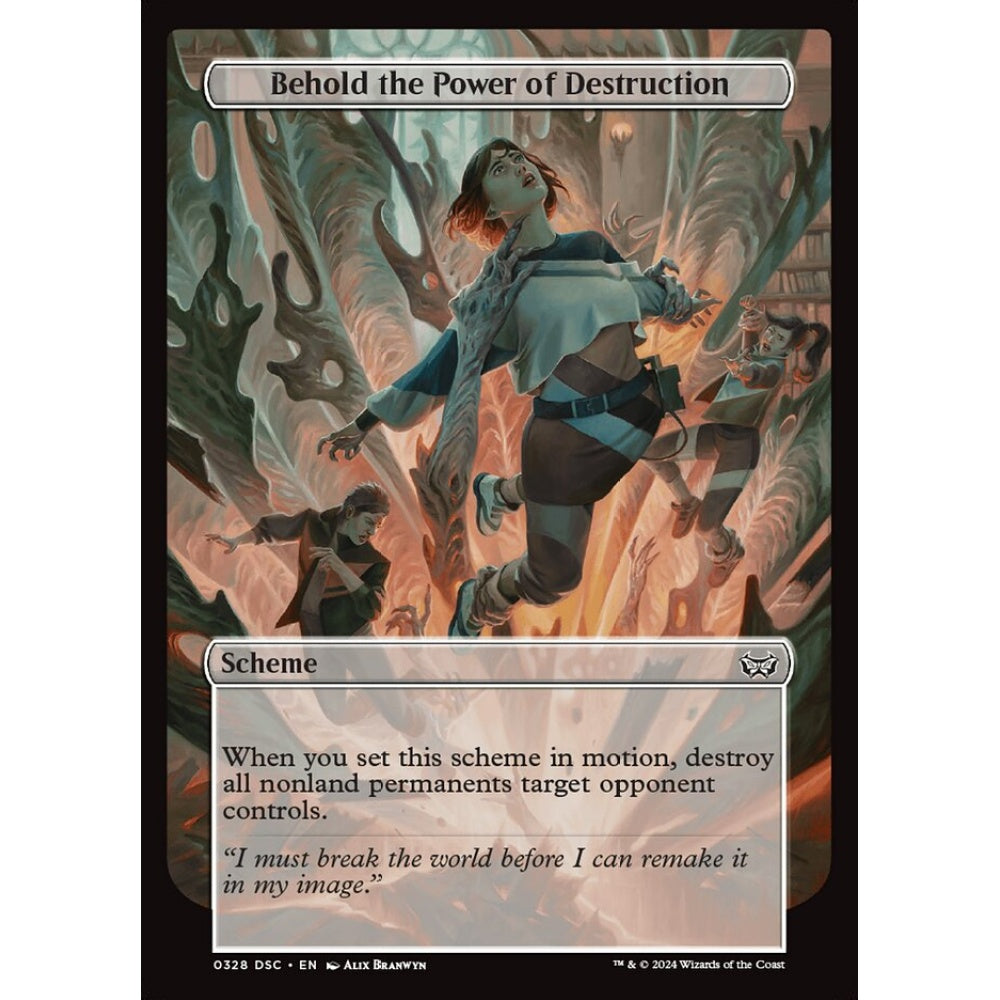 Behold the Power of Destruction, 328, common, Magic: The Gathering, Duskmourn: House of Horror
