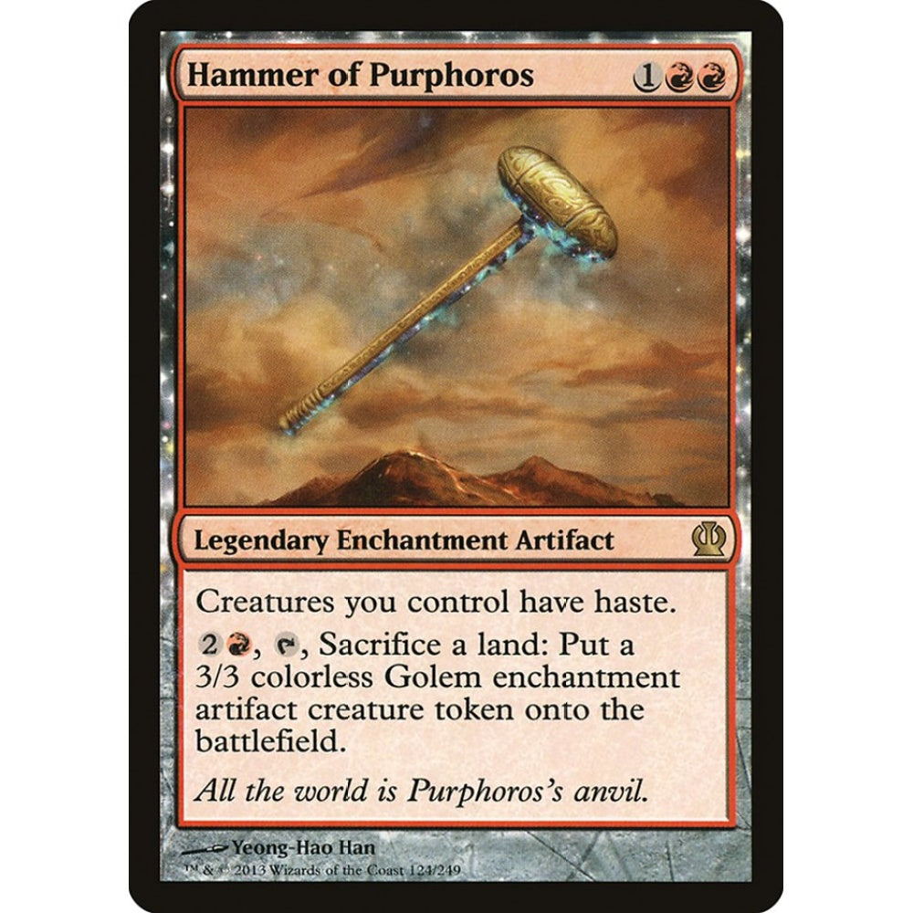 Hammer of Purphoros rare 124 Magic the Gathering Theros