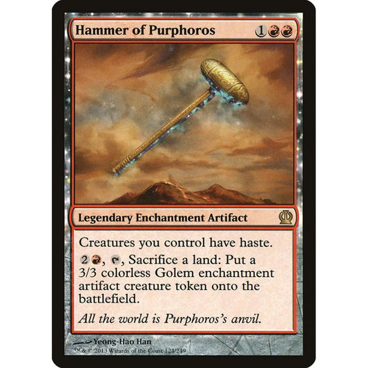 Hammer of Purphoros rare 124 Magic the Gathering Theros