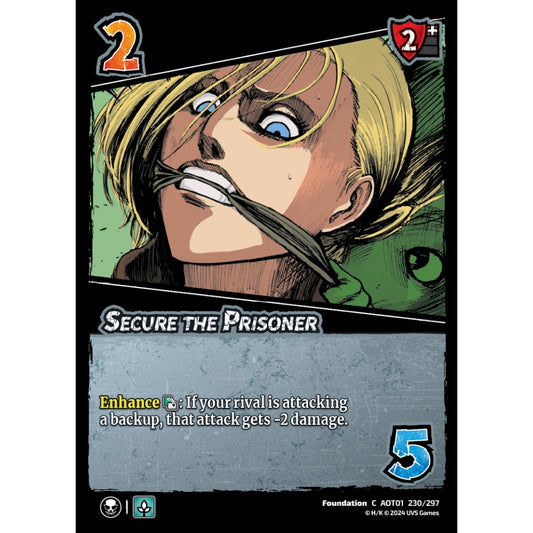 Secure the Prisoner, 230/297, C, UniVersus, Attack on Titan: Battle for Humanity