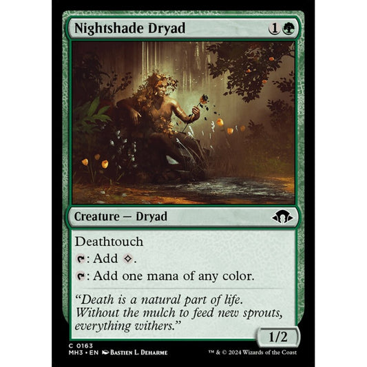 Nightshade Dryad, 163, common, Magic: The Gathering, Modern Horizons 3