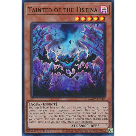 Tainted of the Tistina AGOV-EN088 Ultra Yu-Gi-Oh Age of Overlord