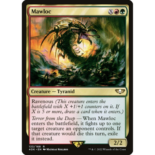 Mawloc rare 133 Magic the Gathering Warhammer 40,000 Commander