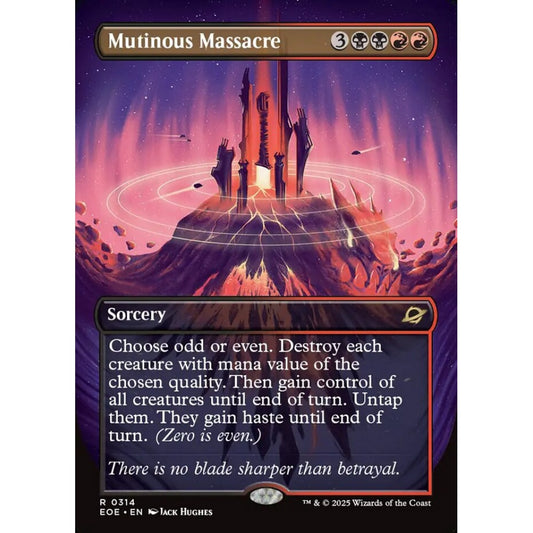 Mutinous Massacre rare 314 Magic the Gathering Edge of Eternities