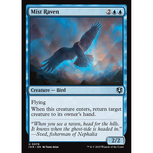 Mist Raven, 76, uncommon, Magic: The Gathering, Innistrad Remastered