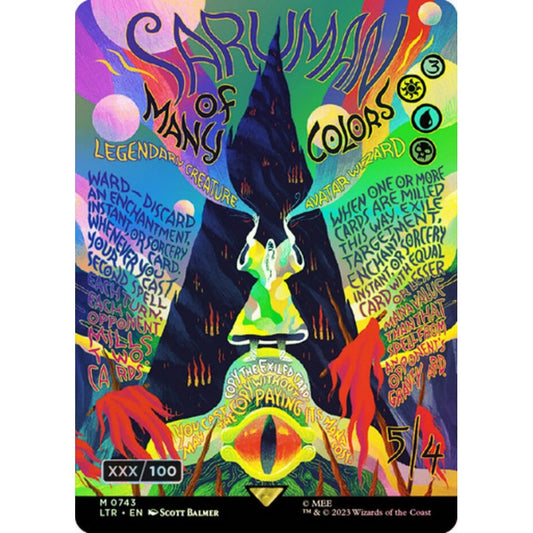 Saruman of Many Colors, mythic, 743z, Magic the Gathering, The Lord of the Rings: Tales of Middle-earth