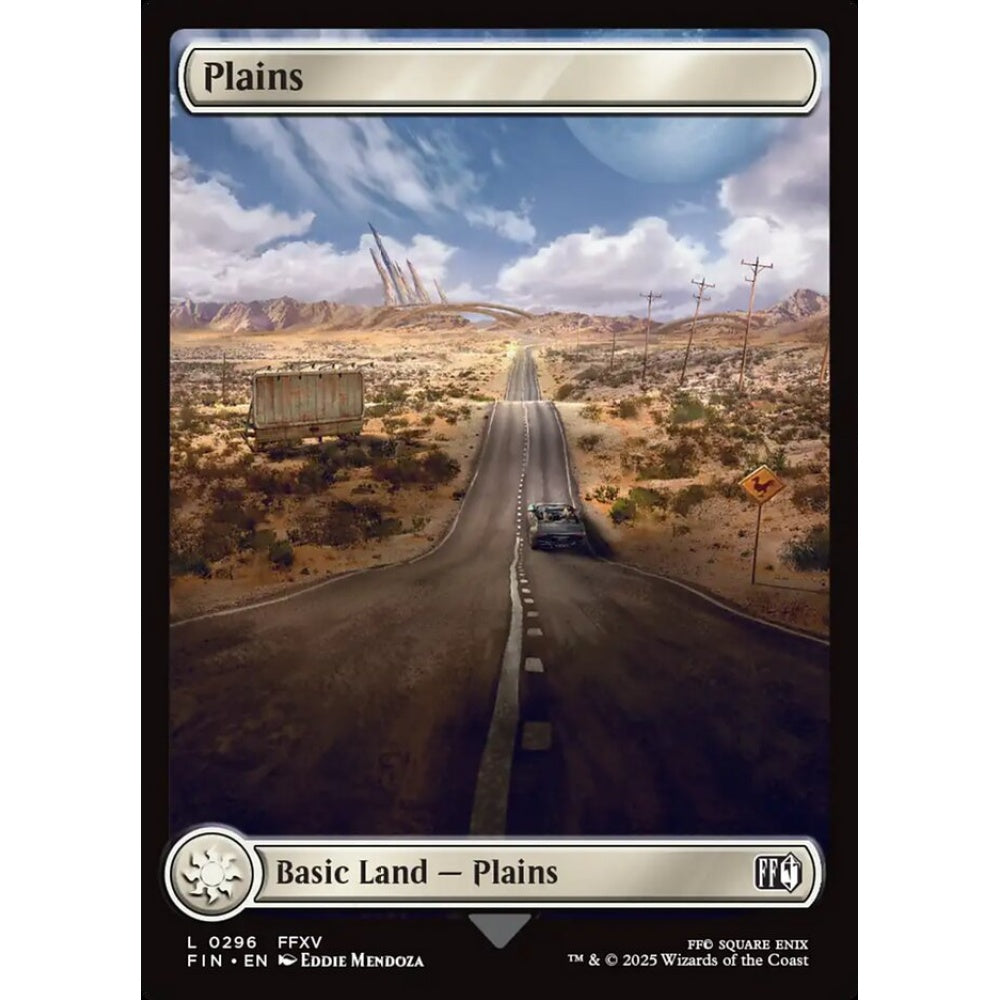 Plains common 296 Magic the Gathering Final Fantasy