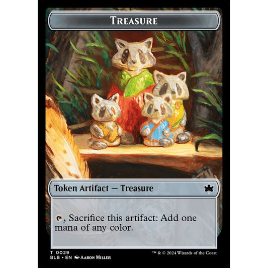 Treasure, 29, common, Magic: The Gathering, Bloomburrow