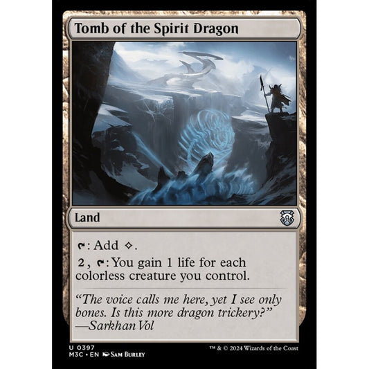 Tomb of the Spirit Dragon, 397, uncommon, Magic: The Gathering, Modern Horizons 3