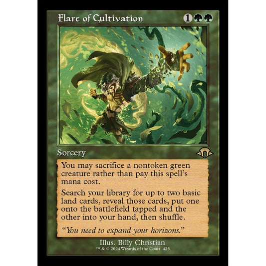 Flare of Cultivation, 425, rare, Magic: The Gathering, Modern Horizons 3