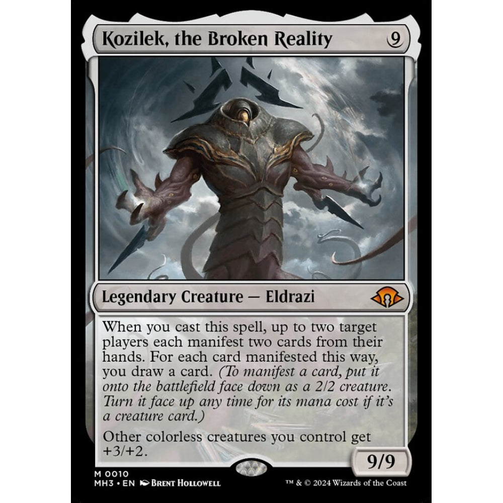 Kozilek, the Broken Reality, 10, mythic, Magic: The Gathering, Modern Horizons 3