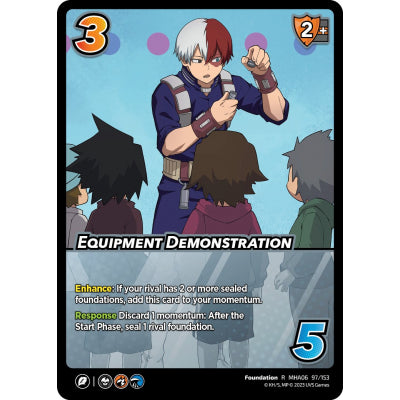 Equipment Demonstration, 97/153, R, UniVersus, MHA06 Jet Burn