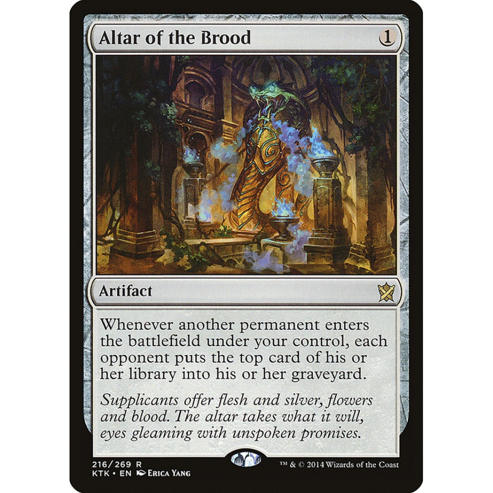 Altar of the Brood rare 216 Magic the Gathering Khans of Tarkir