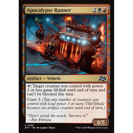 Apocalypse Runner, 188, uncommon, Magic: The Gathering, Aetherdrift