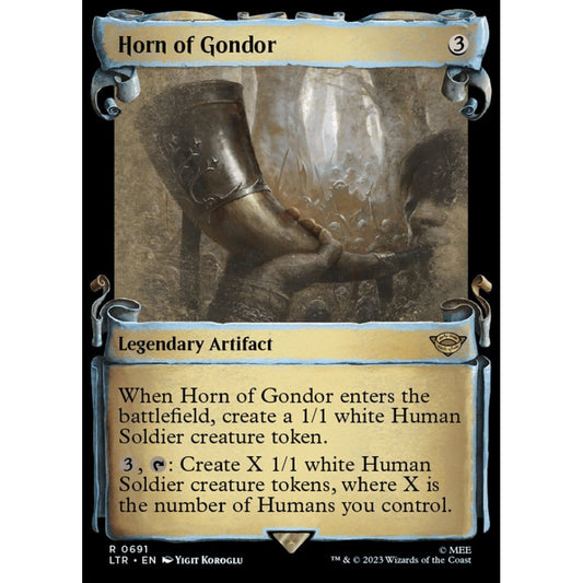 Horn of Gondor, rare, 691, Magic the Gathering, The Lord of the Rings: Tales of Middle-earth