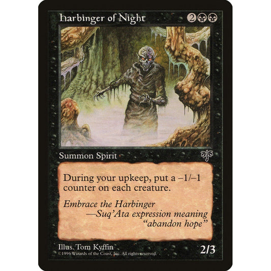Harbinger of Night rare 128 Magic the Gathering Mirage