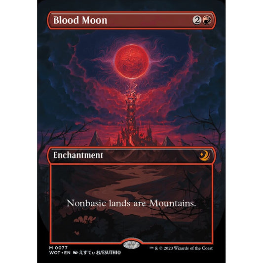 Blood Moon mythic 77 Magic the Gathering Wilds of Eldraine: Enchanting Tales