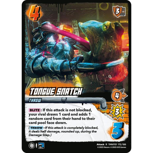 Tongue Snatch 172/186 TMNT01 Universus Teenage Mutant Ninja Turtles Attack R