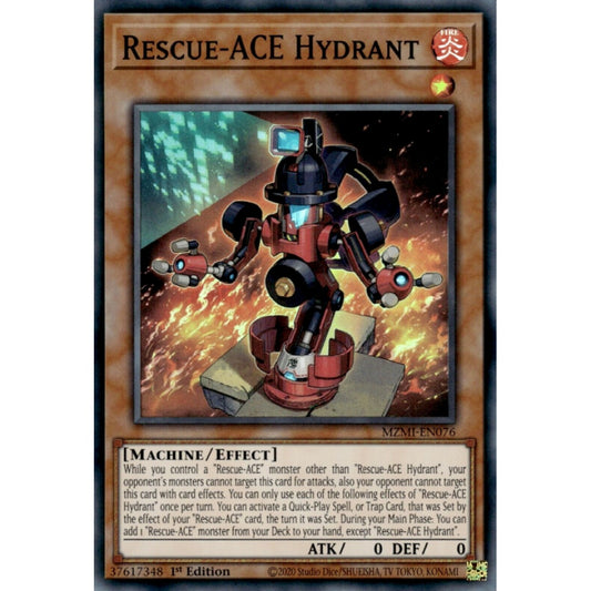 Rescue-ACE Hydrant MP25-EN046 Starlight Starlight Rare Yu-Gi-Oh 2025 Mega-Pack Tin in Art