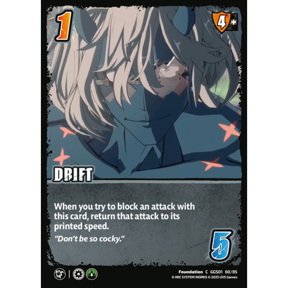 Drift 60/85 Universus Card Game Guilty Gear -Strive- C Non-Foil
